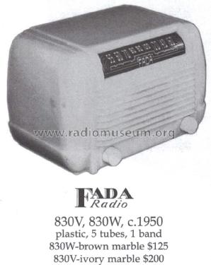 830V 'Fada-Scope' ; Fada Radio & (ID = 1414594) Radio