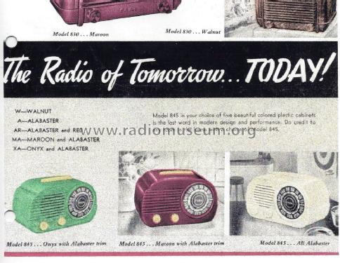 845AR 'Cloud' ; Fada Radio & (ID = 1665242) Radio