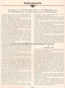 January 1927 FADA-SALES Radio Magazine ; Fada Radio & (ID = 1113524) Paper
