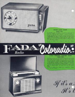 P86M ; Fada Radio & (ID = 1665115) Radio