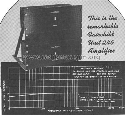 246 Amplifier; Fairchild Recording (ID = 582950) Ampl/Mixer