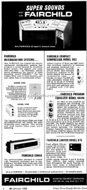 658A; Fairchild Recording (ID = 1817585) Ampl/Mixer