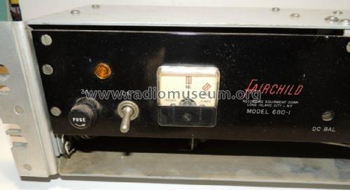 Amplifier 680-1; Fairchild Recording (ID = 1905763) Ampl/Mixer