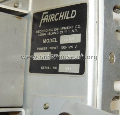 Amplifier 680-1; Fairchild Recording (ID = 1905765) Ampl/Mixer