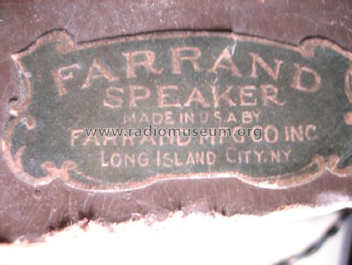 Farrand Junior Model 64; Farrand (ID = 974967) Speaker-P