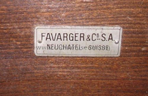 MFR1; Favarger & Co.; (ID = 549928) Radio