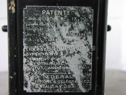 Federal Jr. Crystal Receiver; Federal Radio Corp. (ID = 209695) Crystal