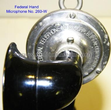 Hand Microphone No. 260-W; Federal Radio Corp. (ID = 981079) Radio part