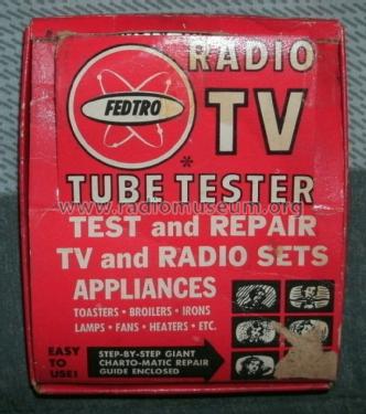 Radio-TV Tube Tester T-110; Fedtro Inc.; Long (ID = 1778270) Equipment