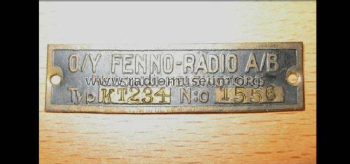 KT234; Fenno, Helsinki - (ID = 194088) Radio