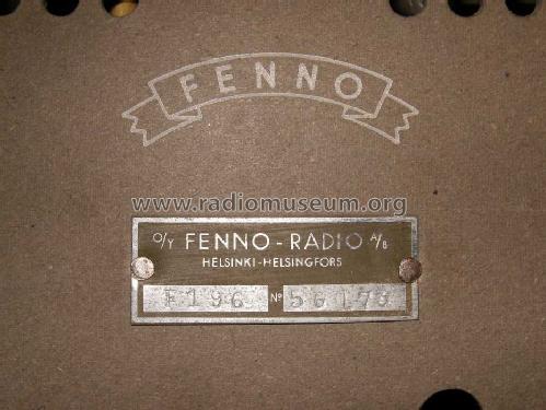 Otava 43 F196; Fenno, Helsinki - (ID = 425538) Radio