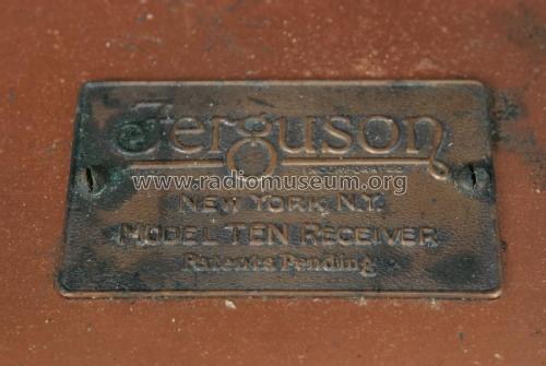 Model 10 ; Ferguson in the (ID = 2024991) Radio