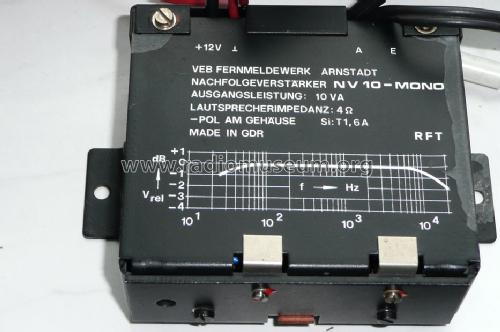 Nachfolgeverstärker NV 10 - mono; Fernmeldewerk (ID = 1033019) Ampl/Mixer