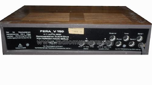 Fera V150; Fernseh-Radio Berlin (ID = 1616910) Ampl/Mixer