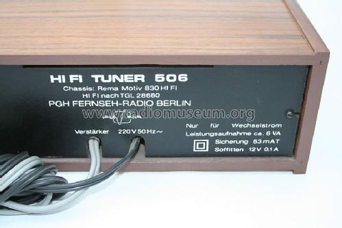 HiFi-Tuner 506; Fernseh-Radio Berlin (ID = 398509) Radio