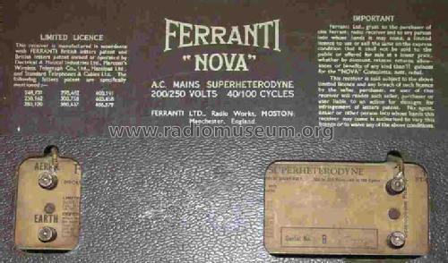 Nova Consolette ; Ferranti, GB (ID = 157071) Radio