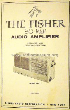 80-AZ; Fisher Radio; New (ID = 1630251) Ampl/Mixer