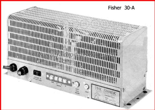 Audio Amplifier 30-A; Fisher Radio; New (ID = 487569) Ampl/Mixer