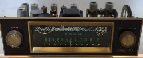 Professional FM Tuner Series 40 FM-40; Fisher Radio; New (ID = 2829824) Radio