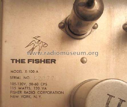 X-100A; Fisher Radio; New (ID = 349765) Ampl/Mixer
