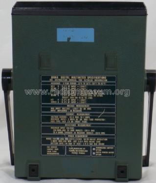 Digital Multimeter 8000A; Fluke, John, Mfg. Co (ID = 1411874) Equipment
