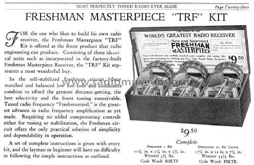 TRF Kit ; Freshman Co. Inc., (ID = 2090800) Kit