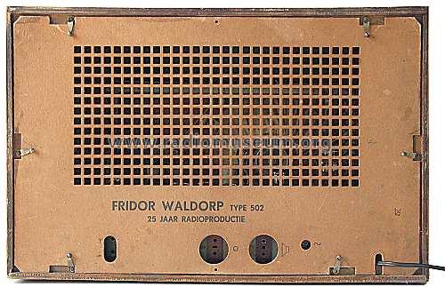 502; Fridor Fabrieken, N. (ID = 239141) Radio