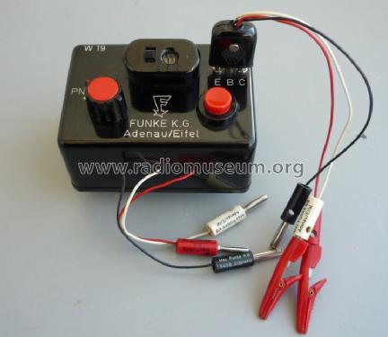 Transistor- Adapter W19; Funke, Max, Weida/Th (ID = 741148) Equipment