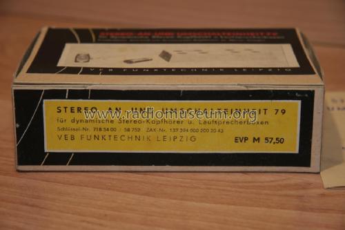 Stereo- An- und Umschalteinheit 79 ; Funktechnik Leipzig, (ID = 2081444) mod-past25