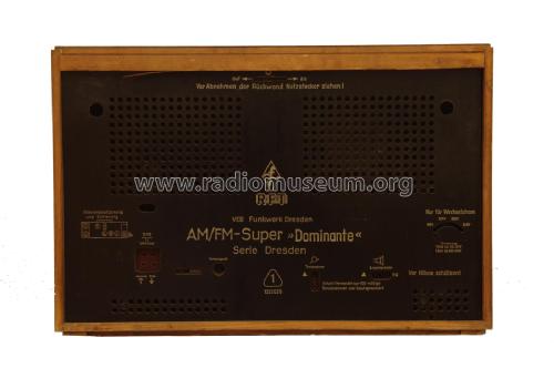 AM/FM-Super Dominante Wechselstrom Typ 1132; Funkwerk Dresden, (ID = 1781410) Radio