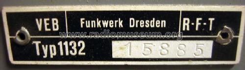 AM/FM-Super Dominante W101 Typ 1132; Funkwerk Dresden, (ID = 744422) Radio