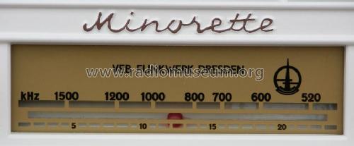 Minorette A201; Funkwerk Dresden, (ID = 319966) Radio