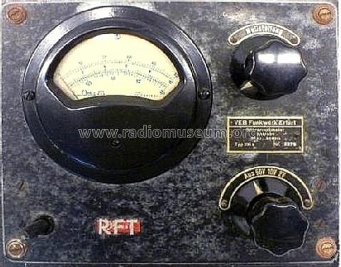 Röhrenvoltmeter 116a; Funkwerk Erfurt, VEB (ID = 925675) Equipment