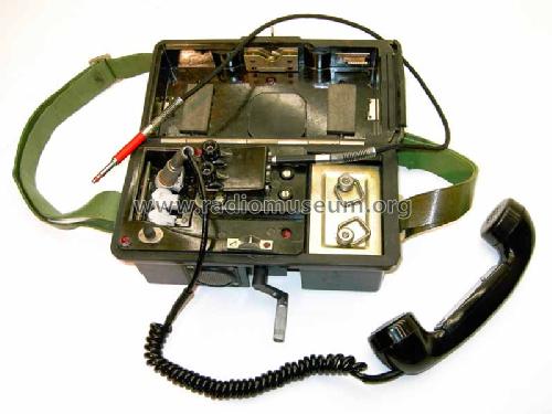 Feldfernsprecher Feldtelefon FF63M 36411000; Funkwerk Kölleda, (ID = 707043) Militär