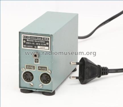 Mikrofon-Vorverstärker MV4056; Funkwerk Kölleda, (ID = 1985311) Ampl/Mixer