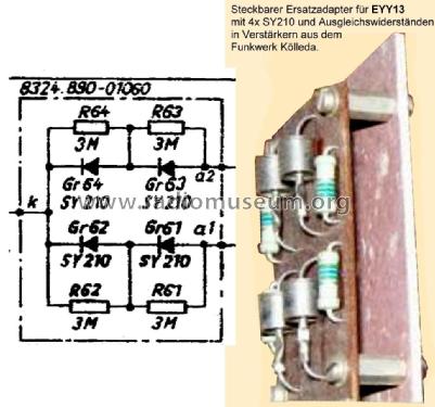 NF-Leistungsverstärker PV 890-50 V150 Typ 8324.890; Funkwerk Kölleda, (ID = 2490074) Ampl/Mixer