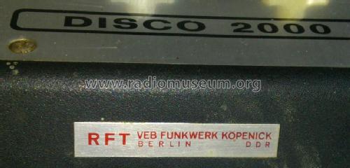 Disco 2000 - Heimstudio Mischpult HSM 01 - Typ: 8702.1; Funkwerk Köpenick, (ID = 1730249) Ampl/Mixer