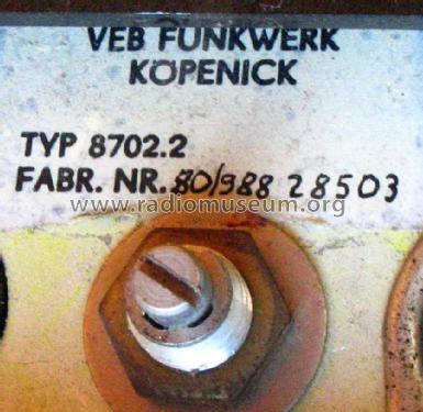 Regie 2000 stereo 8702.2; Funkwerk Köpenick, (ID = 2097787) Ampl/Mixer
