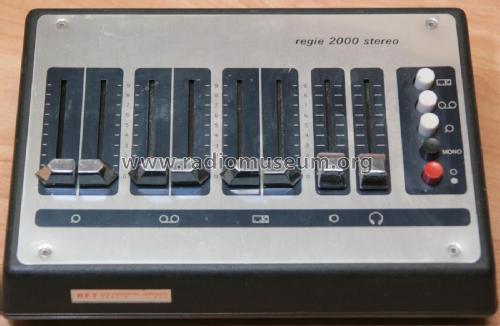 Regie 2000 stereo 8702.2; Funkwerk Köpenick, (ID = 2238243) Ampl/Mixer