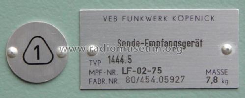 SSB-Sende-Empfangsgerät SEG15D; Funkwerk Köpenick, (ID = 1569581) Commercial TRX