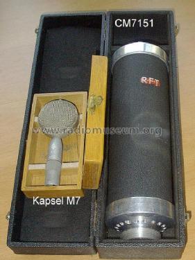 Kondensatormikrofon CM7151; Funkwerk Leipzig, (ID = 102898) Microphone/PU