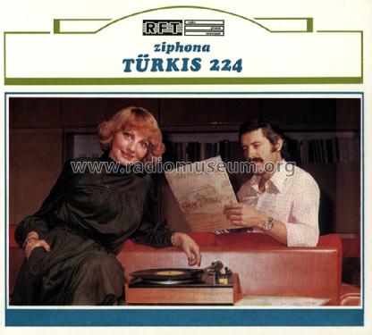 Türkis 224; Funkwerk Zittau, VEB (ID = 1394519) Sonido-V