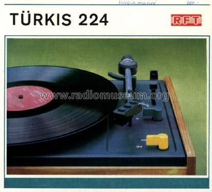 Türkis 224; Funkwerk Zittau, VEB (ID = 1394523) Sonido-V