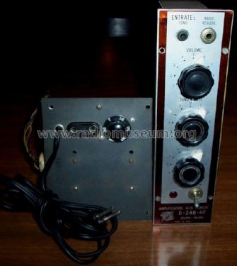 Amplificatore Monofonico Alta Fedeltà G248-HF; Geloso SA; Milano (ID = 1423628) Ampl/Mixer