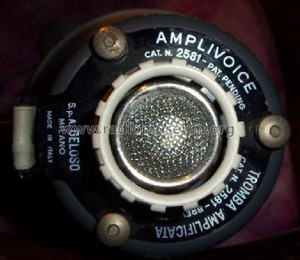 Amplivoce - Tromba Amplificata a Transistori 2581; Geloso SA; Milano (ID = 1963831) Speaker-P