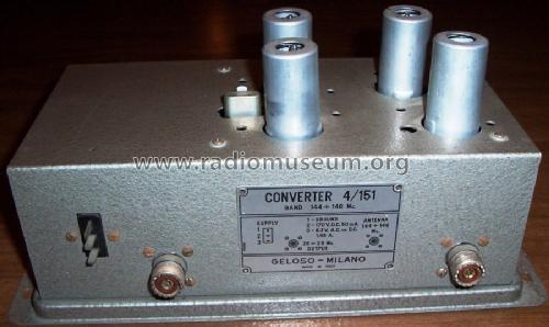 Converter G4/151; Geloso SA; Milano (ID = 1423045) Converter