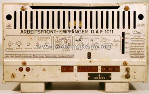 DAF1011; Siemens & Halske, - (ID = 254732) Radio