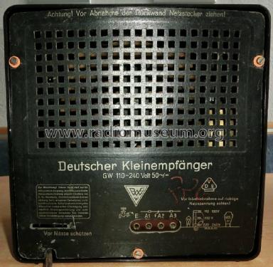 Deutscher Kleinempfänger DKE Sparmodell ohne Entbrummer; Grassmann, Peter, (ID = 1766628) Radio