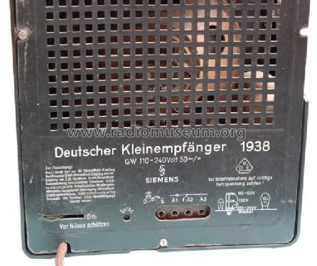 Deutscher Kleinempfänger 1938 DKE38; Siemens & Halske, - (ID = 889663) Radio