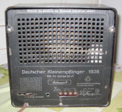 Deutscher Kleinempfänger 1938 DKE38; Sachsenwerk bis 1945 (ID = 92107) Radio